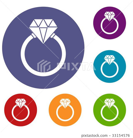 Ring LGBT icons set Ring LGBT icons set 33154576