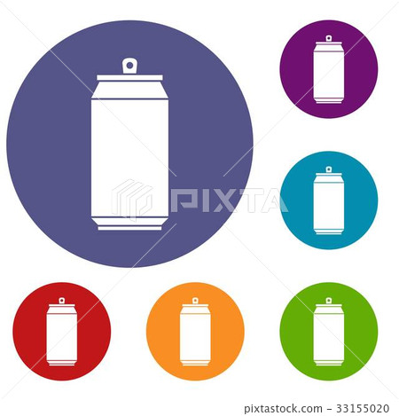 Can icons set Can icons set 33155020