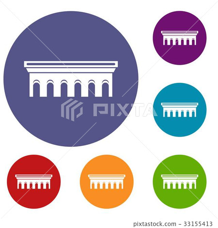 Bridge icons set Bridge icons set 33155413