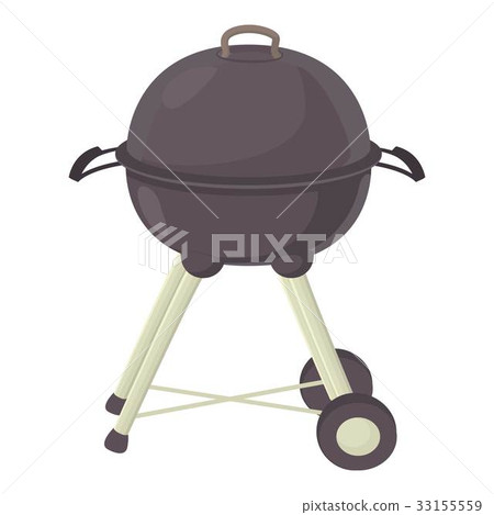 Kettle barbecue icon, cartoon style Kettle barbecue icon, cartoon style 33155559