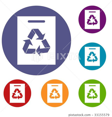 Recycling icons set Recycling icons set 33155579