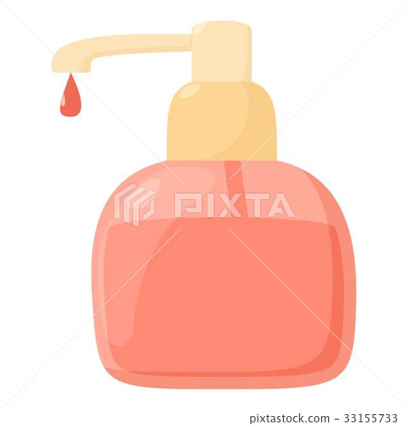 Liquid soap icon, cartoon style Liquid soap icon, cartoon style 33155733