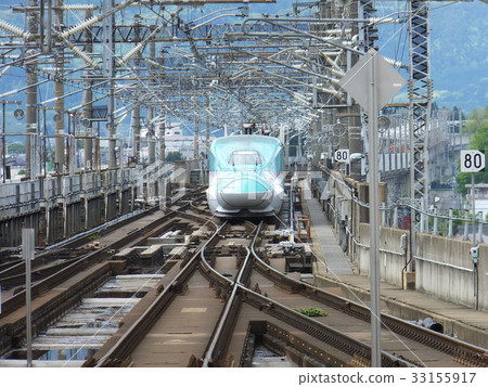 E5 Series Hayabusa Yamabiko Hayate that came to JR East Morioka Station E5 Series Hayabusa Yamabiko Hayate that came to JR East Morioka Station 33155917