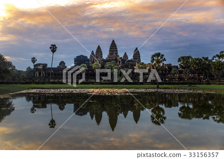 Angkor Wat is a temple complex in Cambodia Angkor Wat is a temple complex in Cambodia 33156357