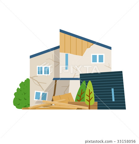 Broken house 33158056