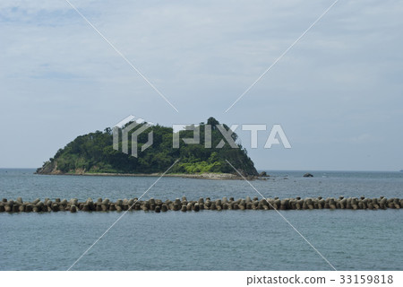 Awaji Island coast Straight tetrapods Awaji Island coast Straight tetrapods 33159818