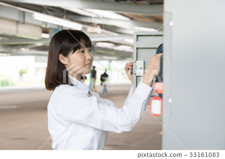 投幣式儲物櫃高中女生射擊合作“京王電鐵株式會社” 33161083