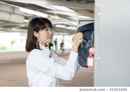 投幣式儲物櫃高中女生射擊合作“京王電鐵株式會社” 33161084