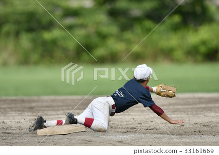 Practice of juvenile baseball Practice of juvenile baseball 33161669