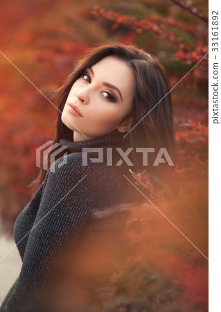 Autumn Woman Portrait. Autumn Woman Portrait. 33161892