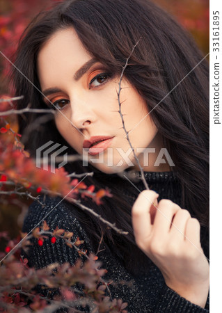Autumn Woman Portrait. Autumn Woman Portrait. 33161895