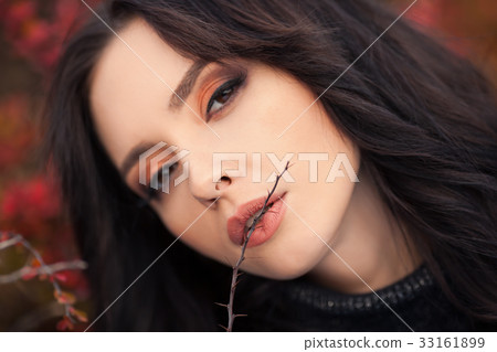 Autumn Woman Portrait. Autumn Woman Portrait. 33161899