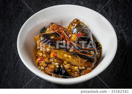 Mayuko fried egg plant with Chinese chili sauce Mayuko fried egg plant with Chinese chili sauce 33162581