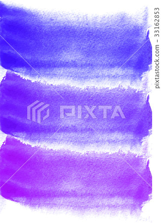 Card with watercolor blots. Purple, lilac, blue 33162853