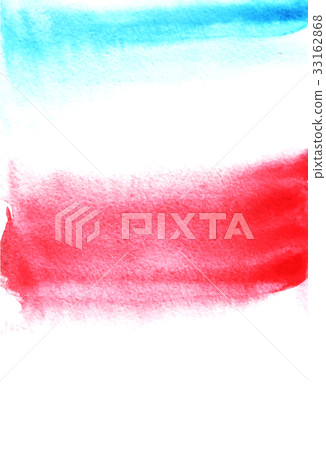 Card with red and blue blots. Watercolor painting Card with red and blue blots. Watercolor painting 33162868
