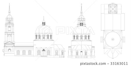 The temple of the Russian Orthodox Church, a 33163011