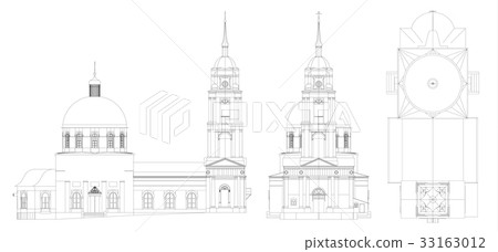 The temple of the Russian Orthodox Church, a 33163012