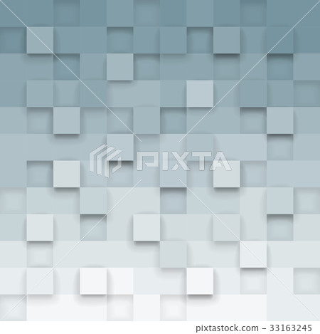 Geometric background with 3d cubes - Stock Illustration [33163245] - PIXTA
