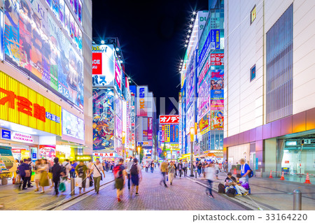Tokyo Akihabara Station Electric street exit Scenery in front of the station Tokyo Akihabara Station Electric street exit Scenery in front of the station 33164220