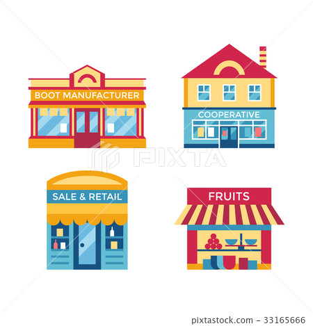 Digital vector yellow supermarket Digital vector yellow supermarket 33165666