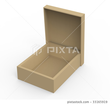 Brown cardboard box mockup Brown cardboard box mockup 33165919