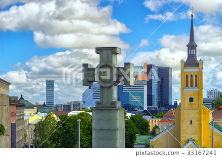 View of the capital of Estonia city of Tallinn View of the capital of Estonia city of Tallinn 33167241