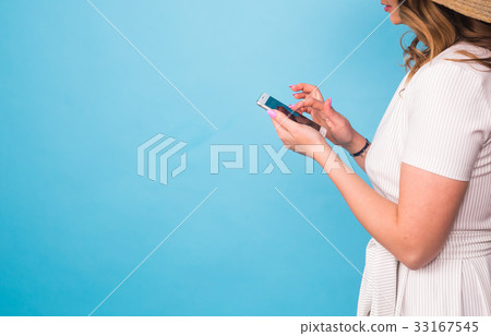 Technology, people and modern devices concept - Technology, people and modern devices concept - 33167545