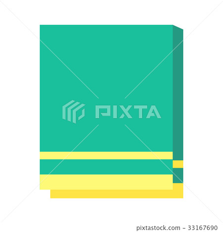 A beach towel vector illustration 33167690