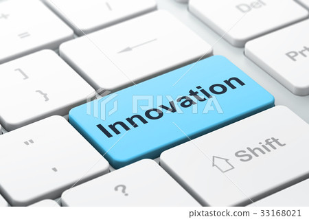 Finance concept: Innovation on computer keyboard 33168021