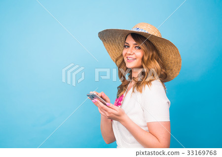 Technology, people and modern devices concept - Technology, people and modern devices concept - 33169768