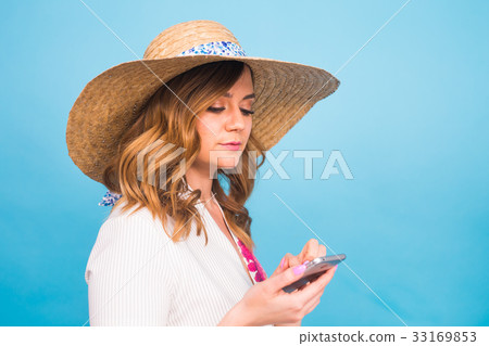 Technology, people and modern devices concept - Technology, people and modern devices concept - 33169853