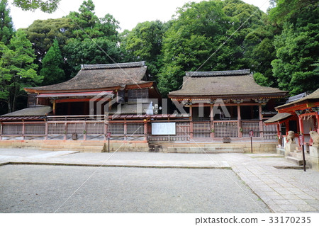 京都Isshimizu Hachimangu神社Wakamiyasha和Wakamiyasha 33170235