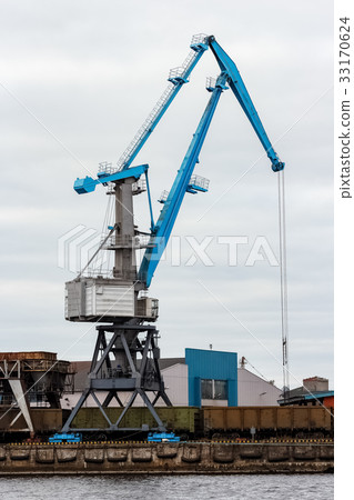 Cargo crane in the port Cargo crane in the port 33170624