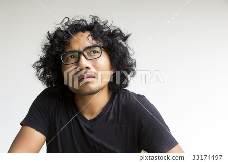 asian man face action on white asian man face action on white 33174497