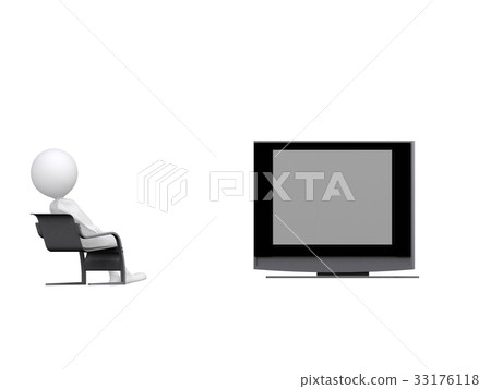 Person watches TV Person watches TV 33176118
