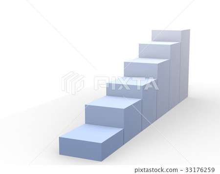 staircase isolated on white background staircase isolated on white background 33176259