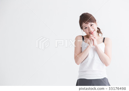 運動·女性(白背) 運動·女性(白背) 33176498