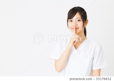 Nurse White Back Image Nurse White Back Image 33176652