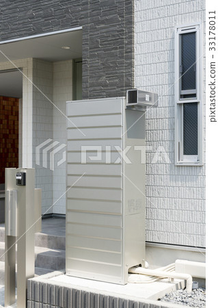 Housing equipment water heater Ene farm construction example Housing equipment water heater Ene farm construction example 33178011