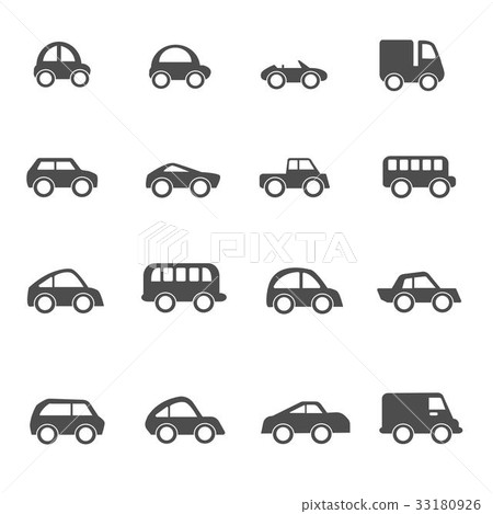 car icons set vector 33180926
