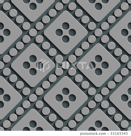 Seamless Square and Circle Pattern 33183343