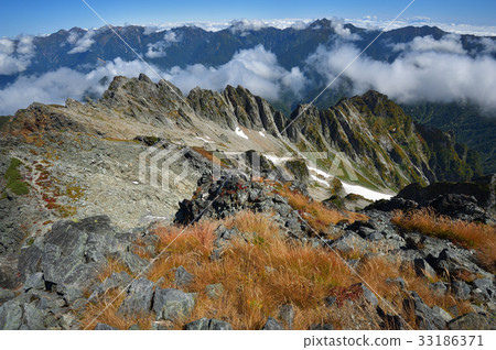從劍道山峰向Shimayama站的視圖 33186371
