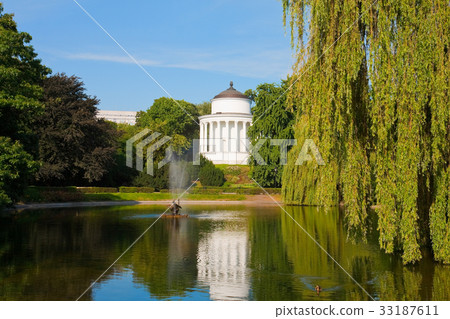 Saxon garden in Warsaw, Poland 33187611