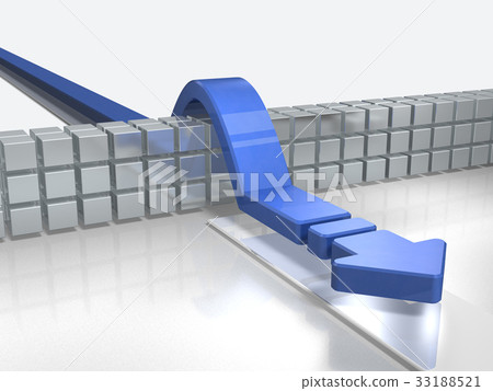 Concept image transcending obstacles 33188521