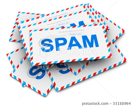 Spam and junk mail concept Spam and junk mail concept 33188964