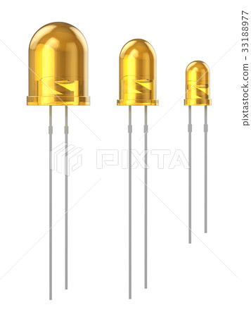 Set of yellow LEDs - Stock Illustration [33188977] - PIXTA