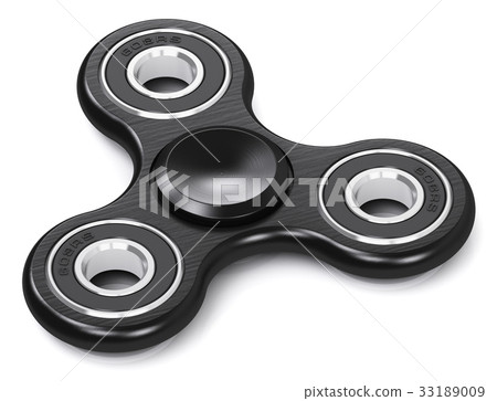 Black metal fidget spinner 33189009
