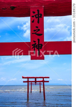 The tori in the sea Saga prefecture Tara-cho The tori in the sea Saga prefecture Tara-cho 33189170