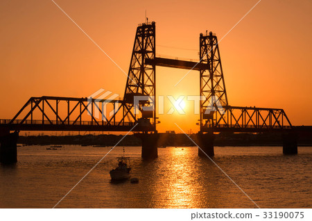 Chikugo River rising bridge Chikugo River rising bridge 33190075