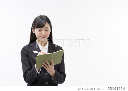 有筆記本和筆的辦公室夫人 有筆記本和筆的辦公室夫人 33191334